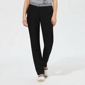 Karl Lagerfeld Black Straight-Leg Trousers